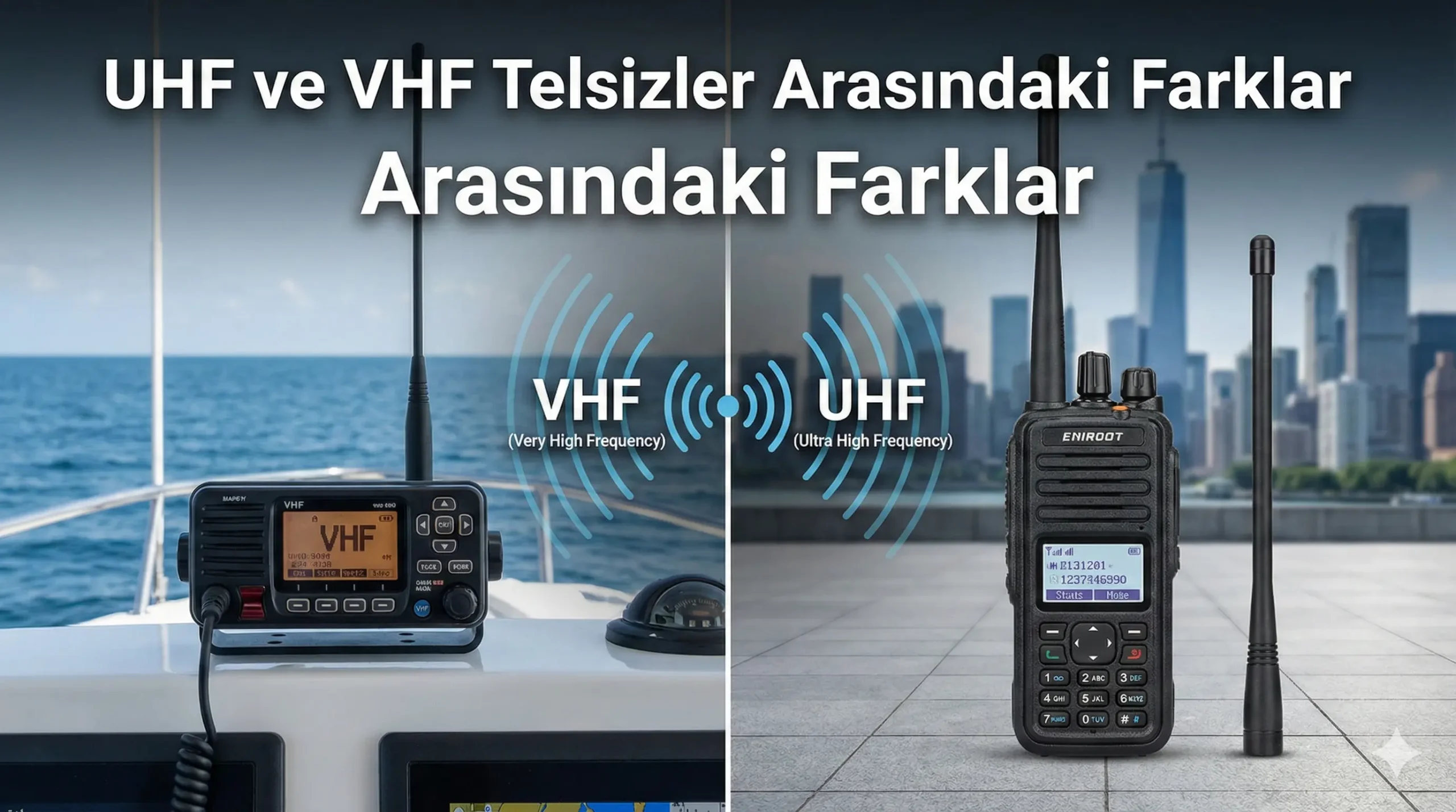 UHF ve VHF Telsizler Arasındaki Farklar